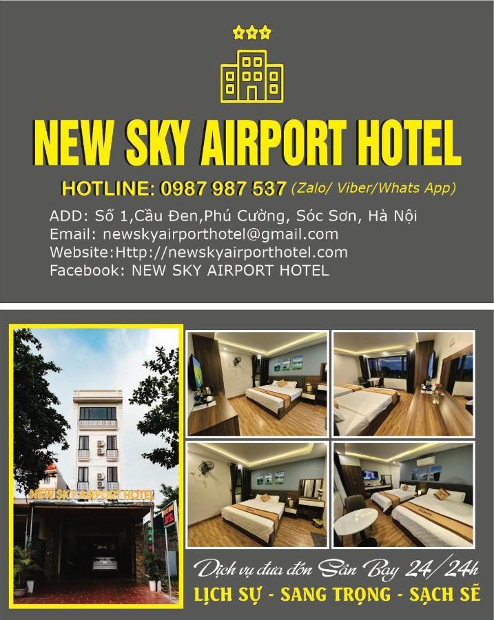 New Sky Airport Hotel Noi Bai Exterior foto